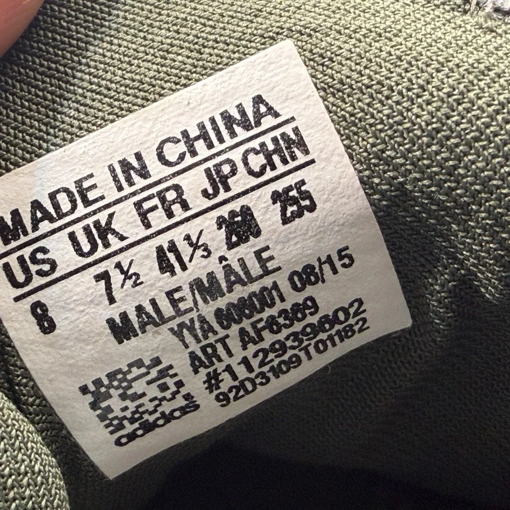 Size 8 Adidas Tubular X Dark Green Mid Top Lace Up Mens Sneaker‎ Shoes AF6369
